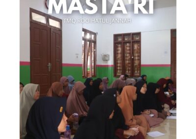 [ Day One ; Masta'ri 2025 ] Tak kenal maka tak sayang, Kegiatan Masta'ri di hari pertama ini dilakukan untuk menyatukan kata dengan perkenalan satu sama lain. Pembentukan kelompok dan membuat name tag itu salah satu kegiatan sederhana hari ini. Alhamdulillah, santriwati baru mulai mengenal dan mengukir canda tawa di wajah mereka, walau hati masih merindukan nuansa rumah dan orang tua tapi terkalahkan oleh keseruan di hari pertama Masta'ri ini. Semoga Allah selalu memberkahi kita semua. ________ PONDOK ROJA #MutqinEksploratif Siapapun Berhak Menjadi Apapun dalam Bingkai Al-Qur'an