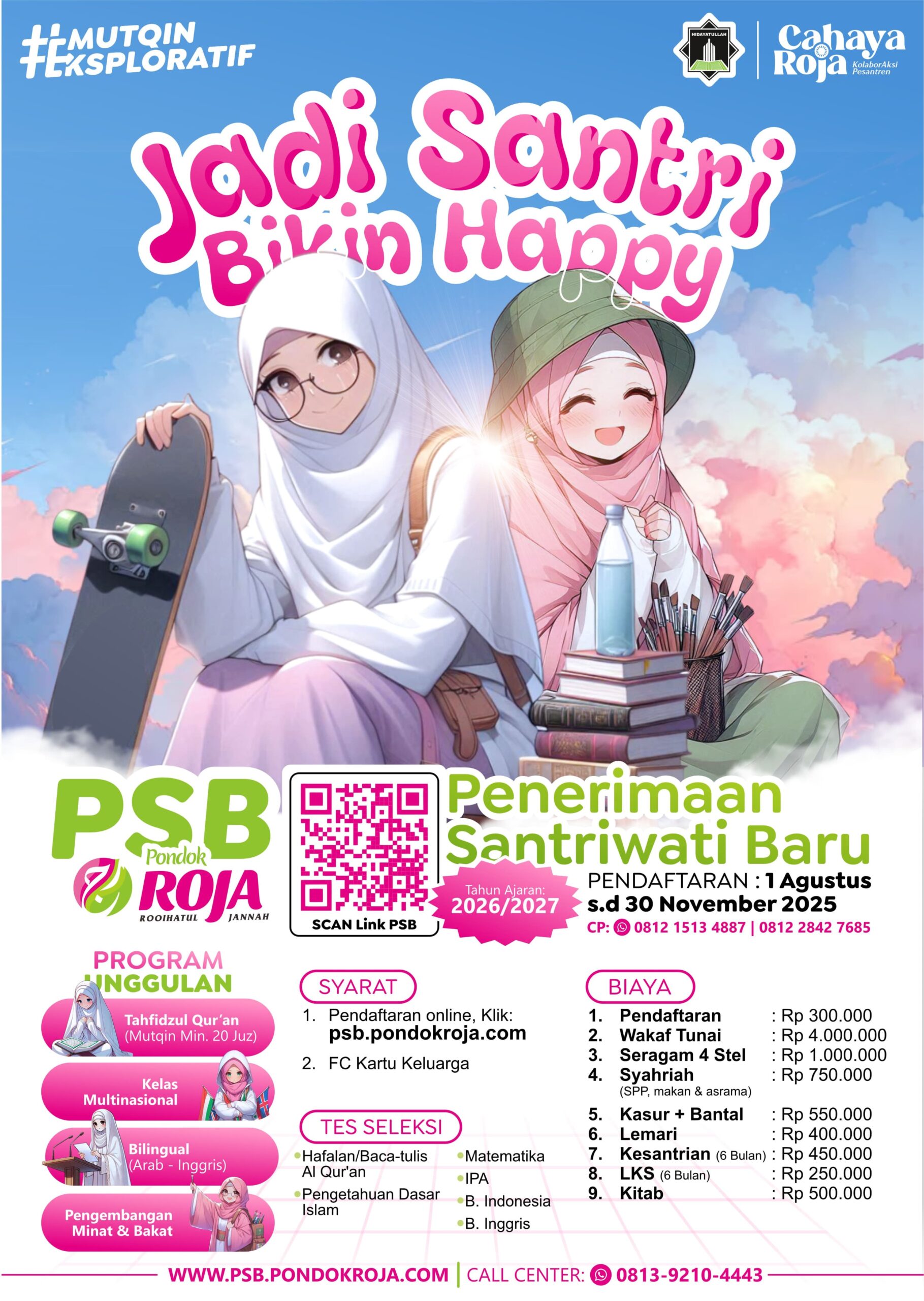 INFORMASI PSB REGULER TAHUN AJARAN 2026/2027